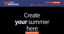 Desktop Screenshot of campmesorah.com